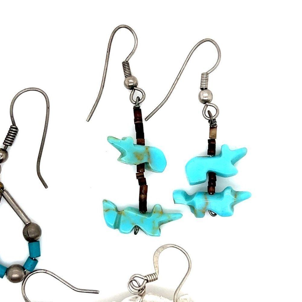 ‎3 Pairs of Dangle Earrings - Picture 5 of 7